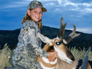 2003 Lassen Pronghorn Zone 4 Period 1 Hunt taken by 12 Year Old Kara of SC2 Outdoors